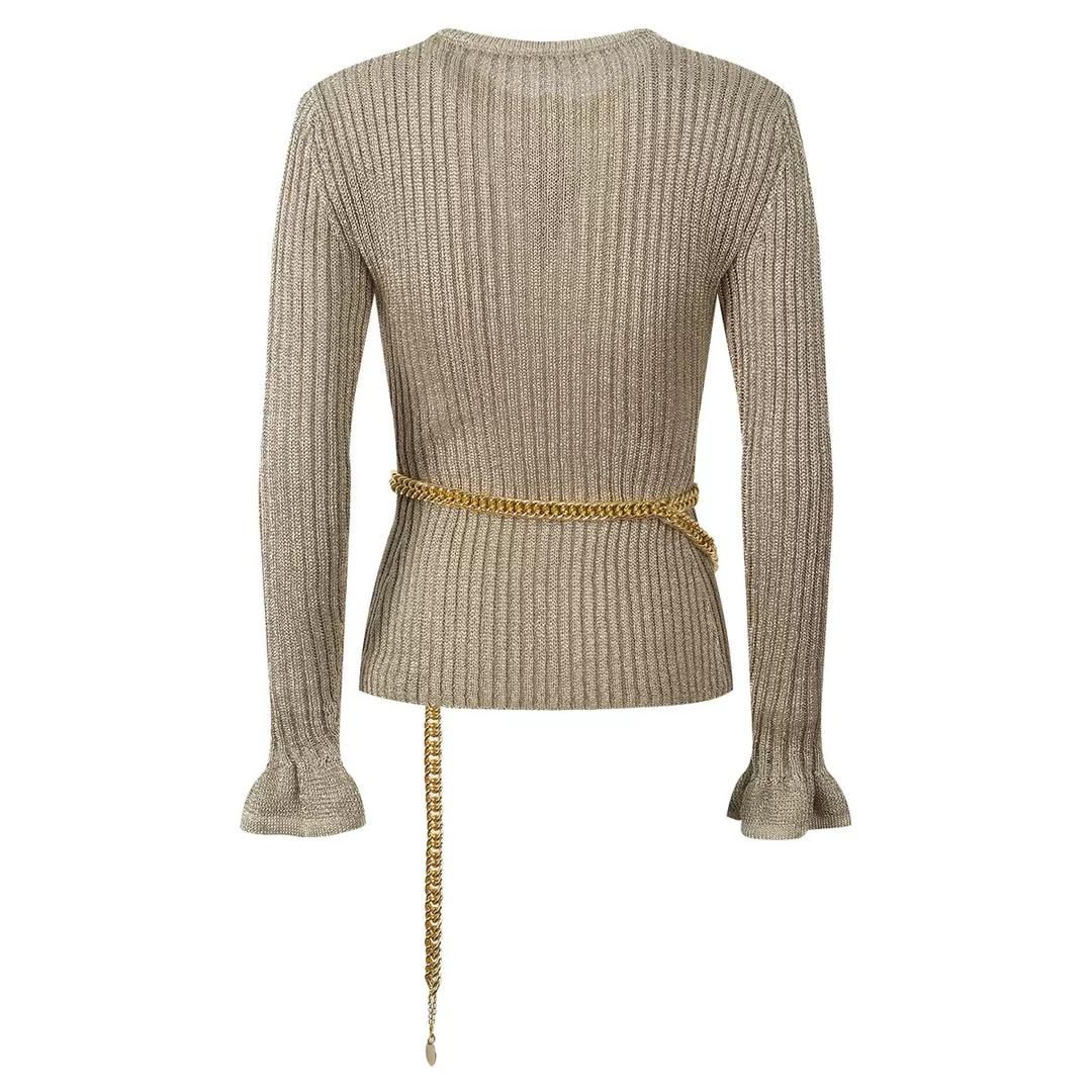 Dorée Élise Chain Knit Top