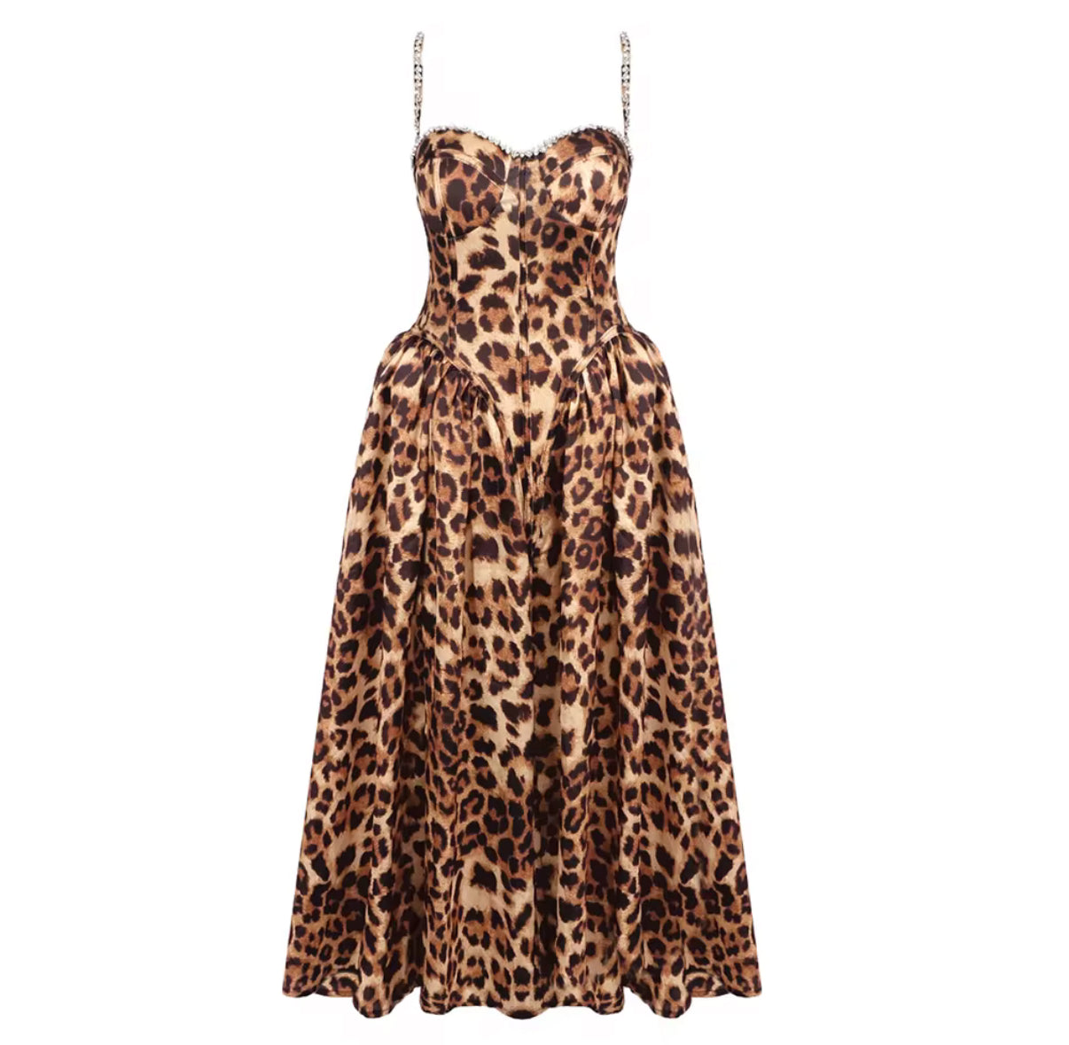 Leopard Luxe Evening Dress