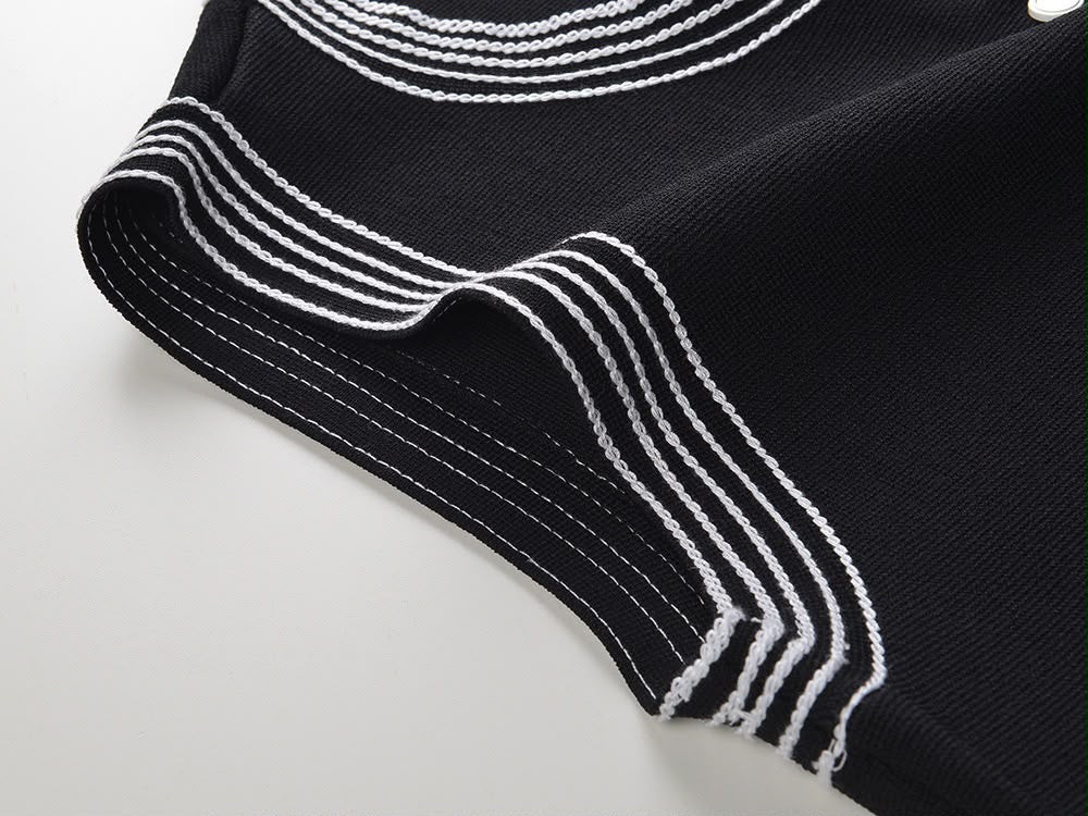 Monaco Button Mini Dress