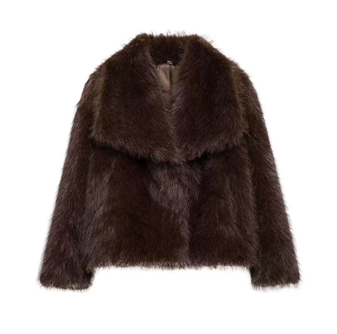 oversized faux fur with soft plush finish