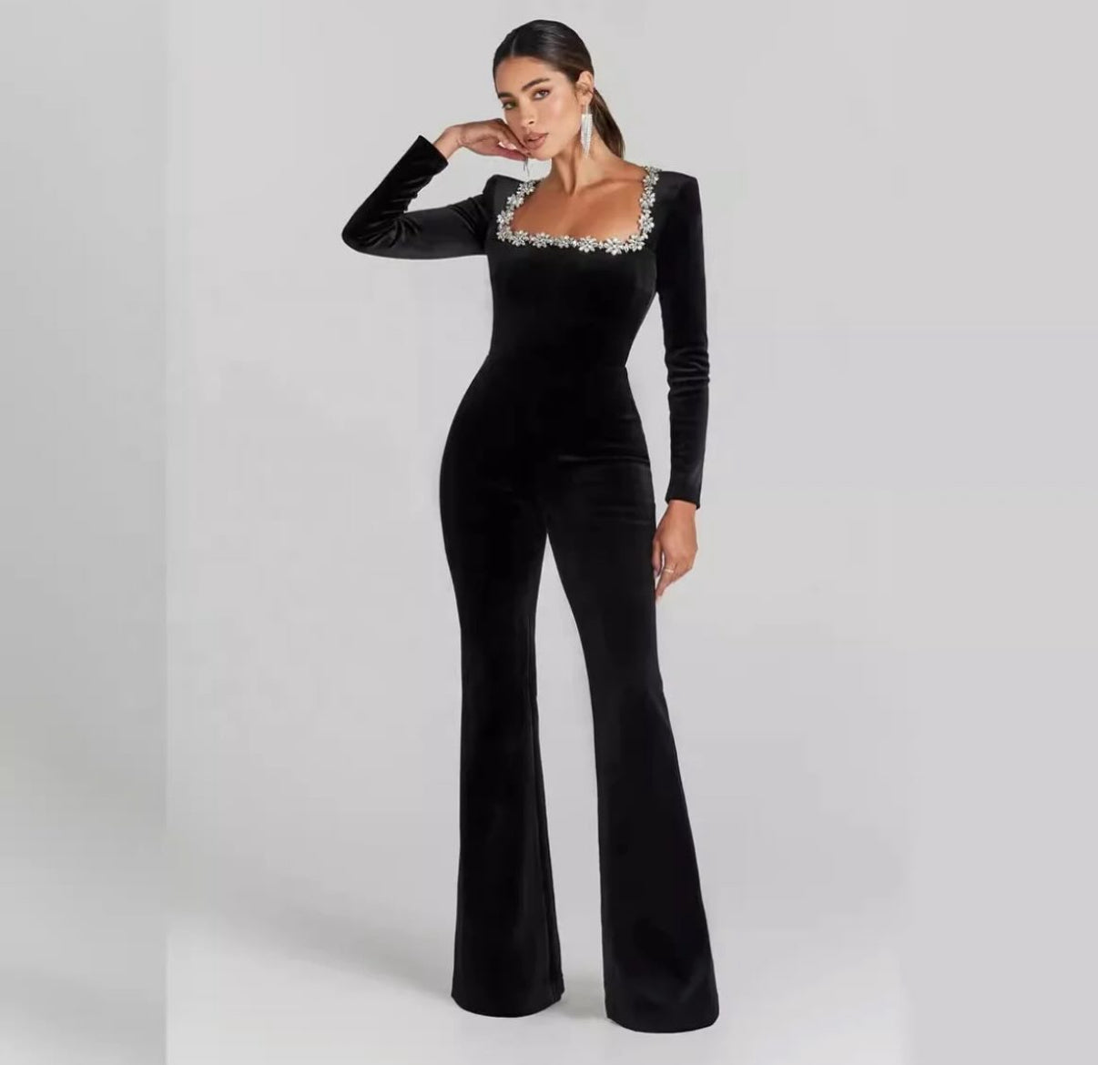 Midnight Crystal Jumpsuit