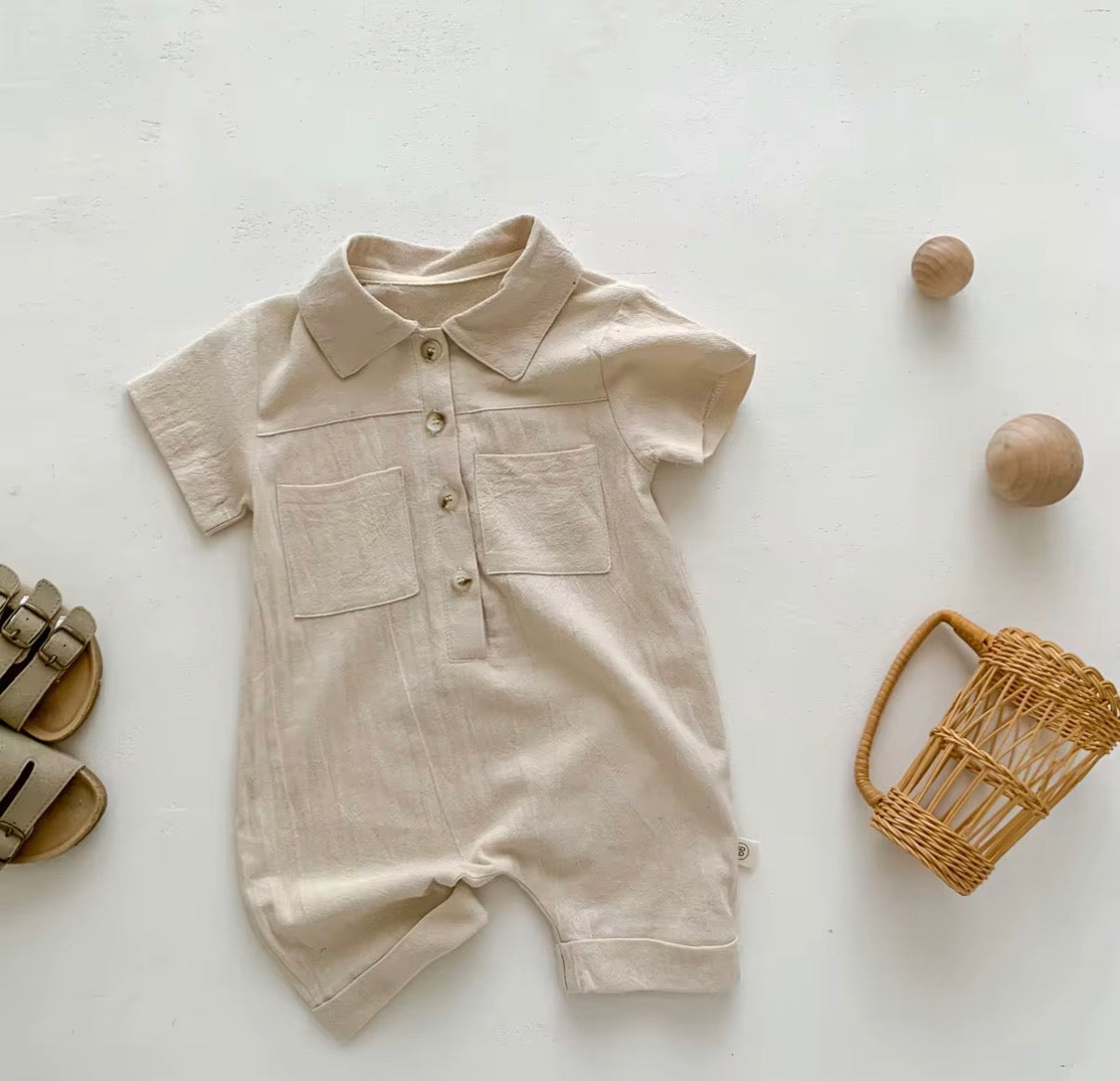 Sage Explorer Romper