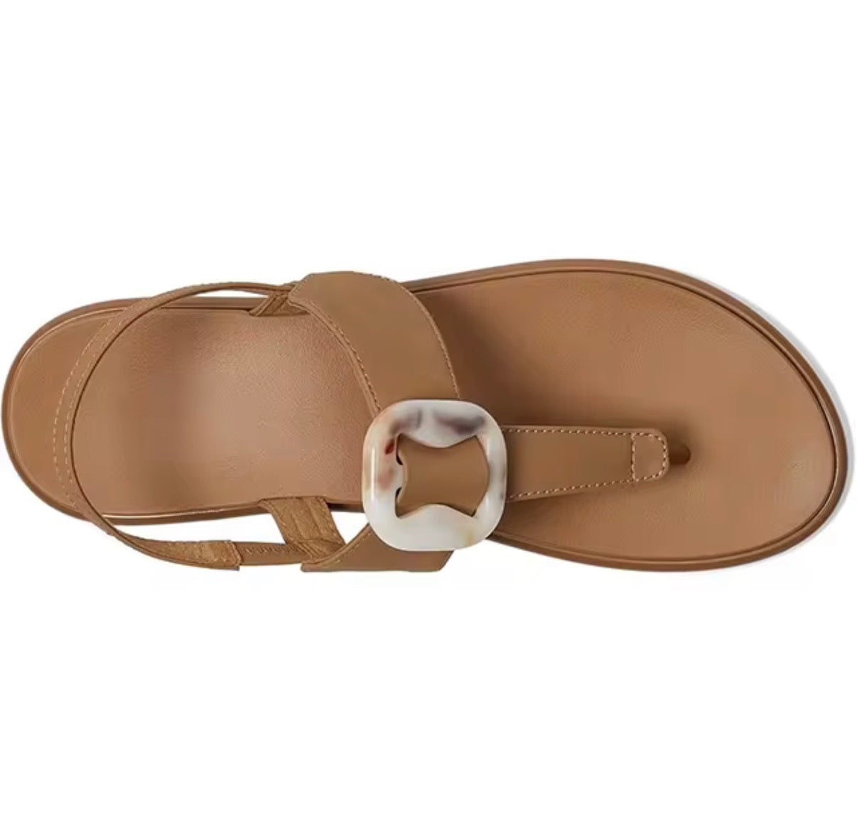 Marble Buckle Sandals