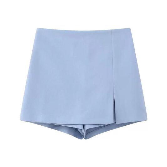 Tailored Skort with Front Slit