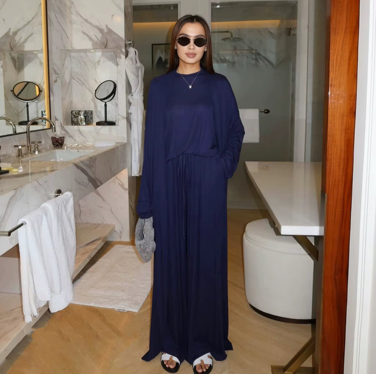 Serene Flow Abaya Set