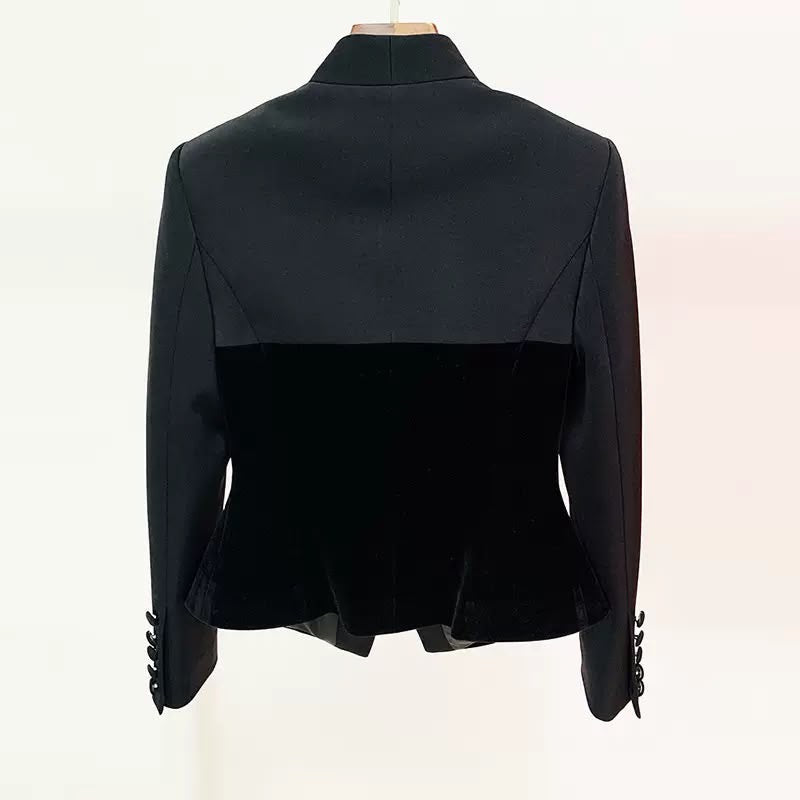 Midnight Velvet Blazer