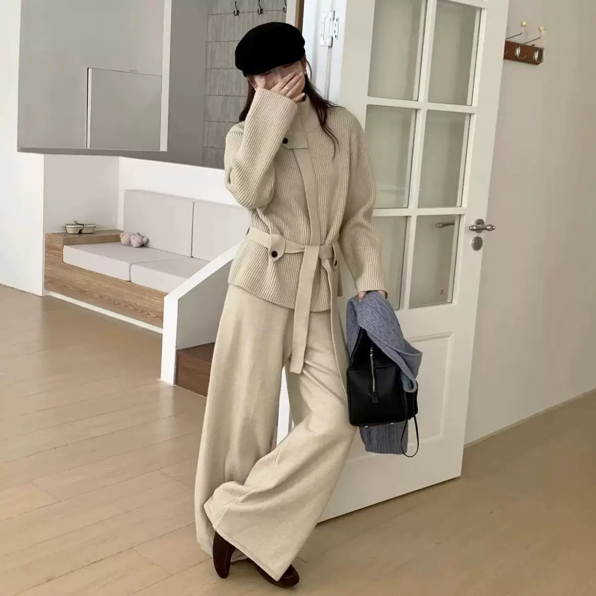 Vienna Belted Knit Set