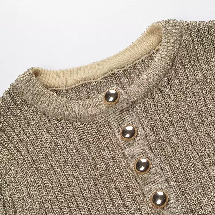 Dorée Élise Chain Knit Top