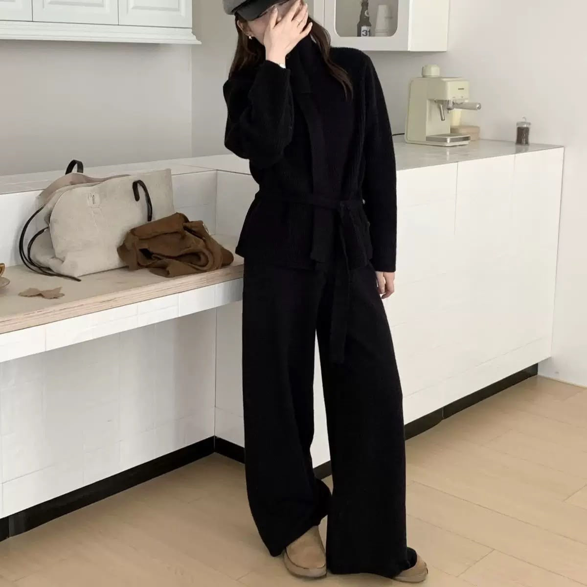 Vienna Belted Knit Set