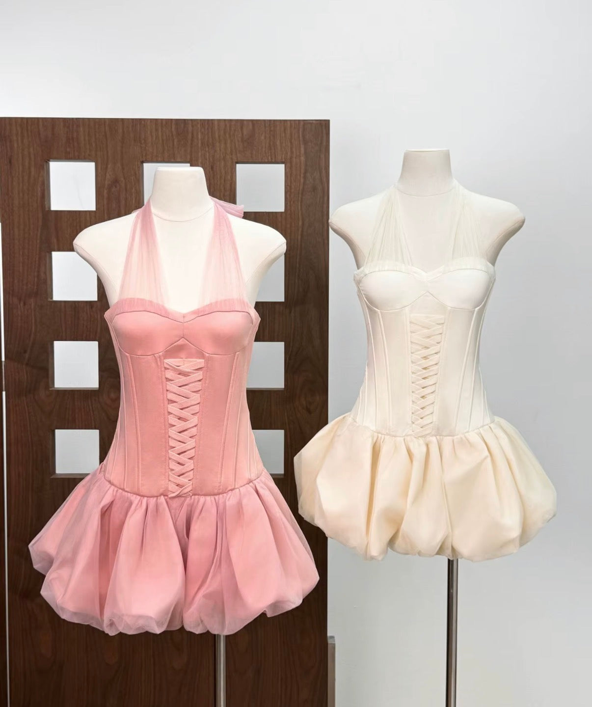 Blush Corset Bubble Dress