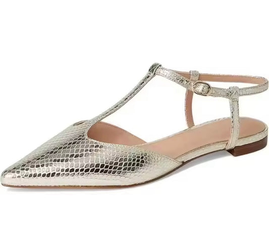 Liquid Muse Slingback Flats