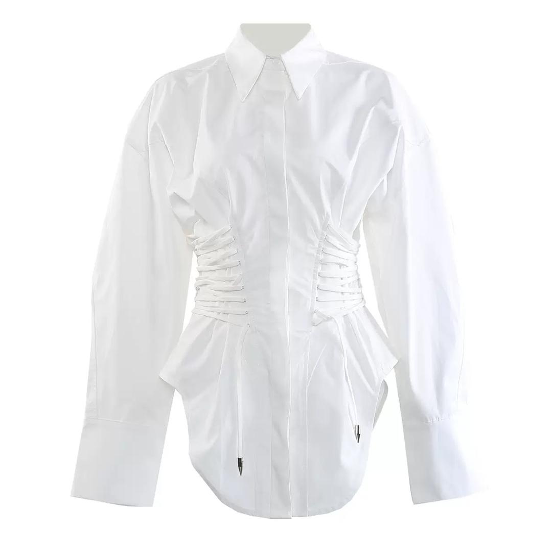 Corset Cinched Shirt