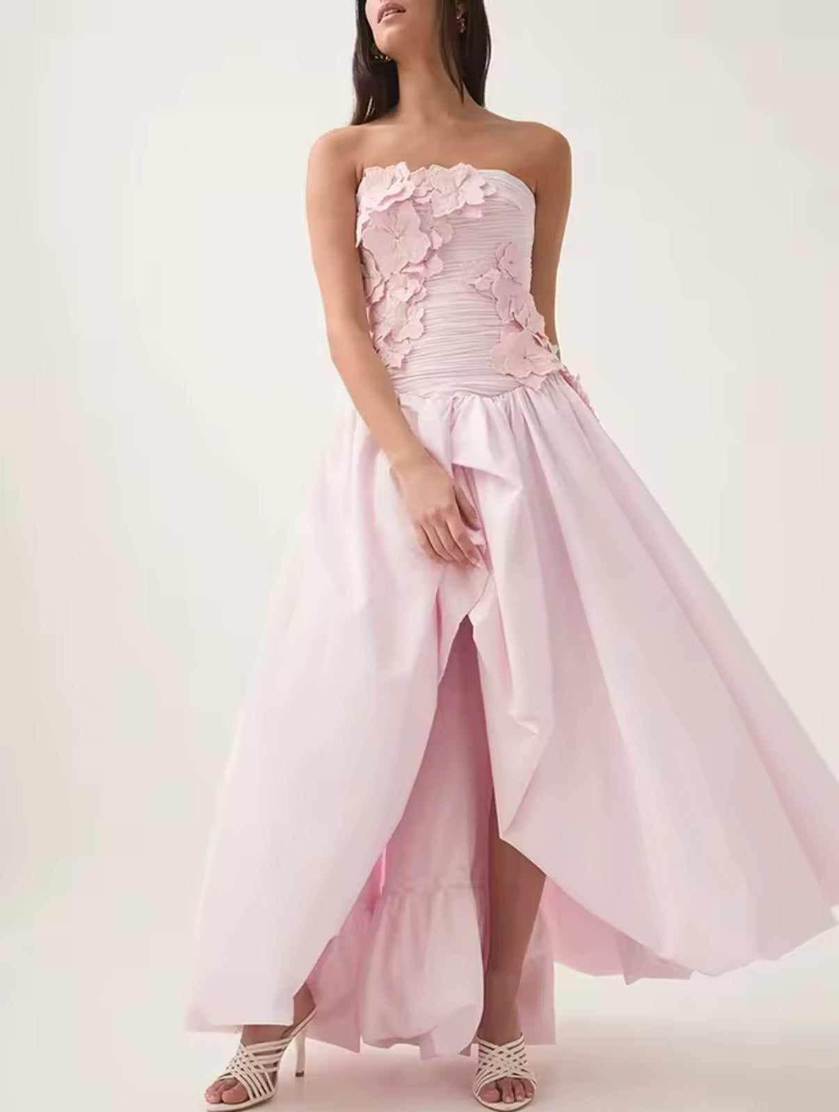Romantic Floral Evening Dress