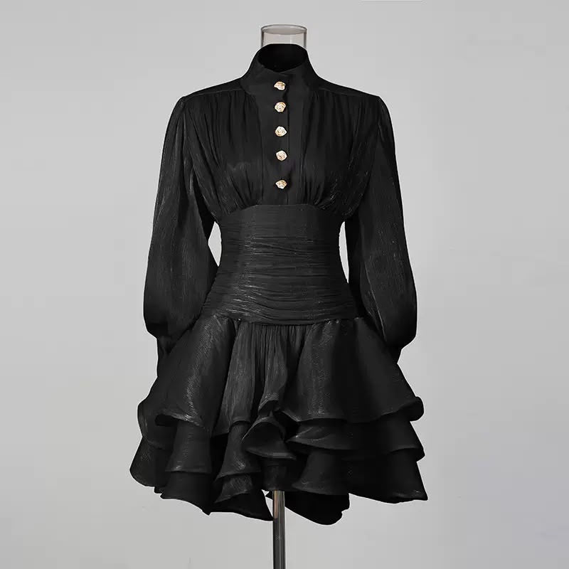 Roselle Ruffle Mini Dress