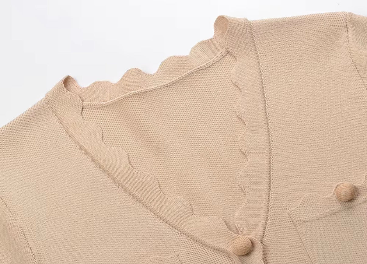 Soft Sculpt Peplum Midi Dress