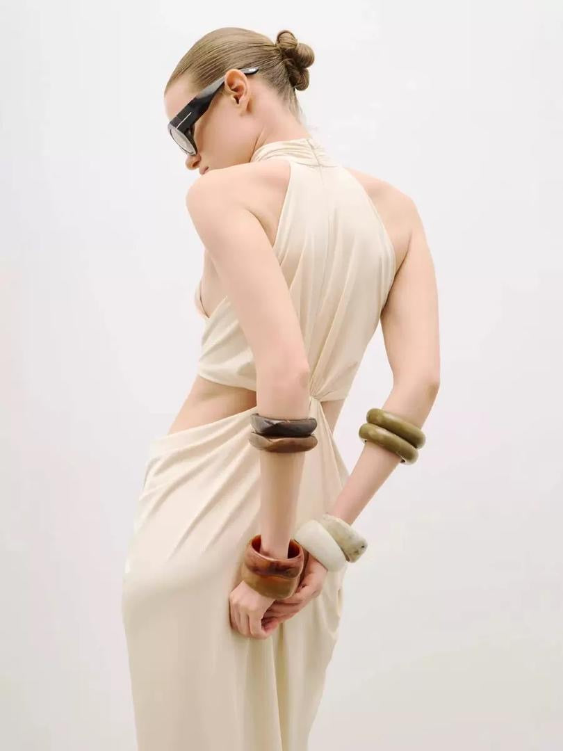 Elysian Drape Gown