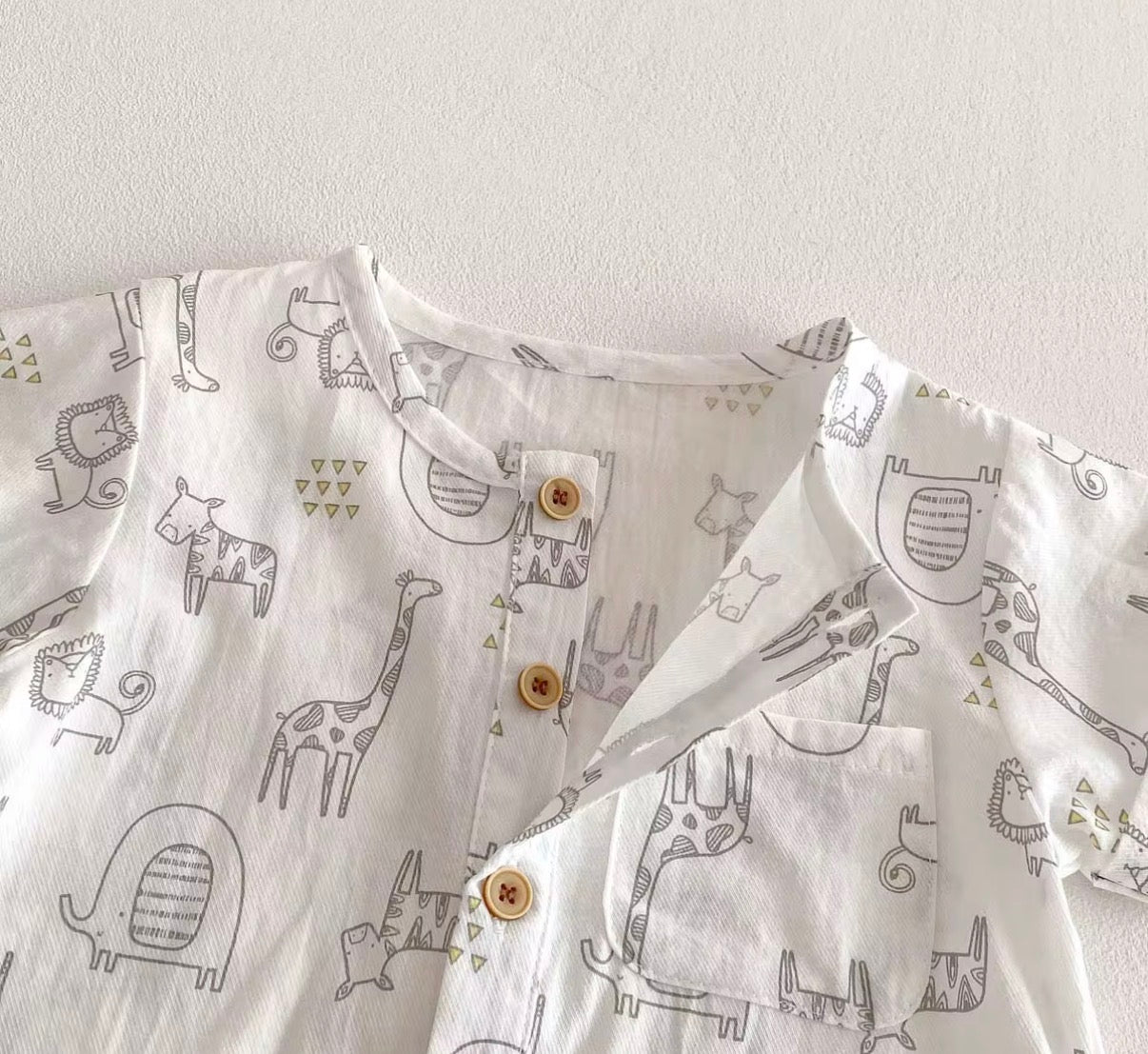 Safari Friends Romper
