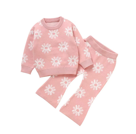 Daisy Bloom Knit Set