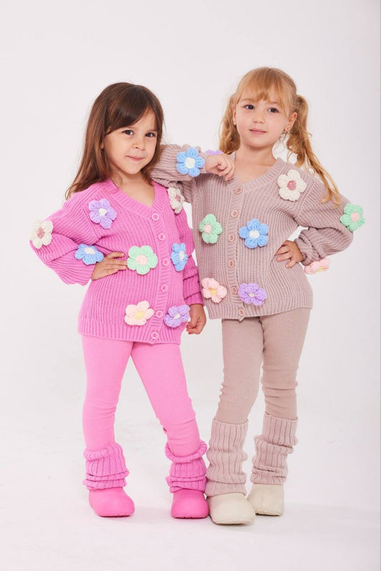 Bloom Knit Cardigan Set