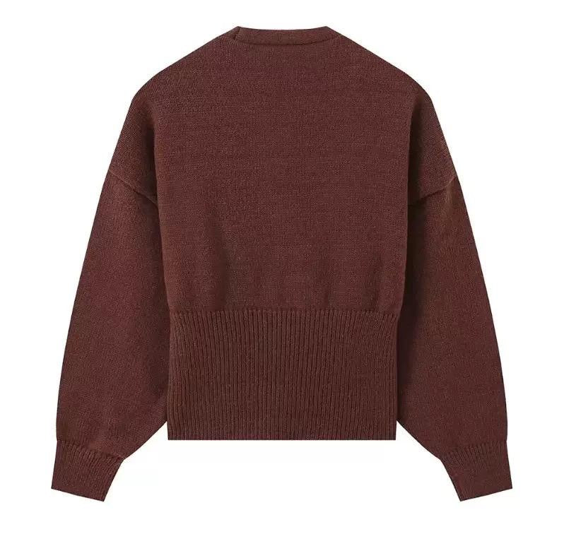 Deep V Buttoned Knit Cardigan Top