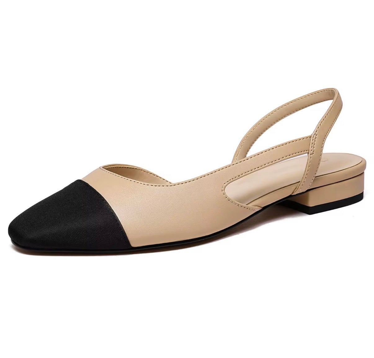 Chic Tweed Slingback Flats