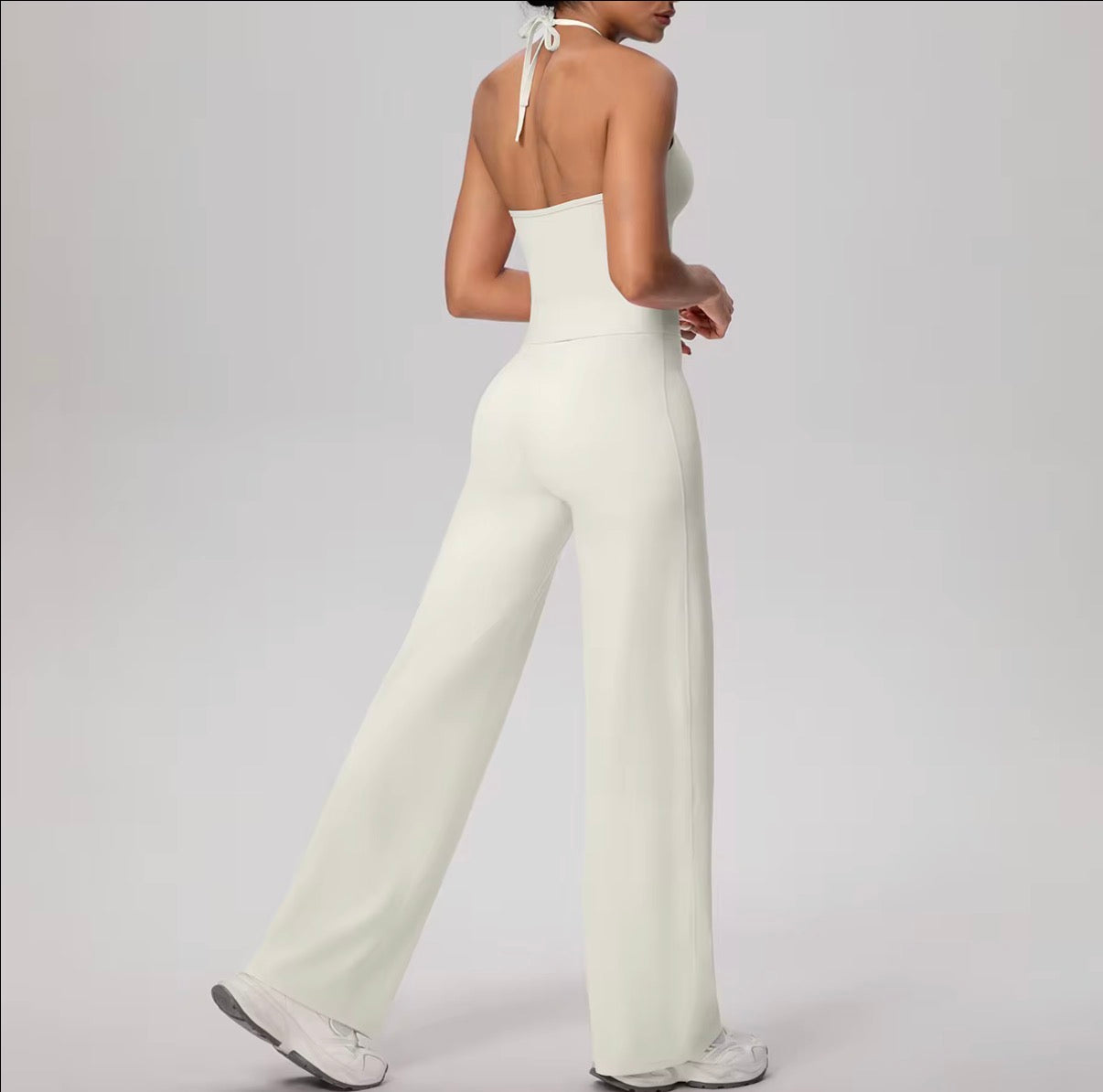 Halter Sculpt Flowy Set