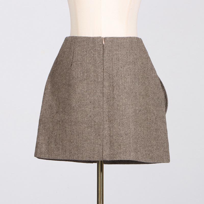 Rosette Muse Tweed Mini Skirt