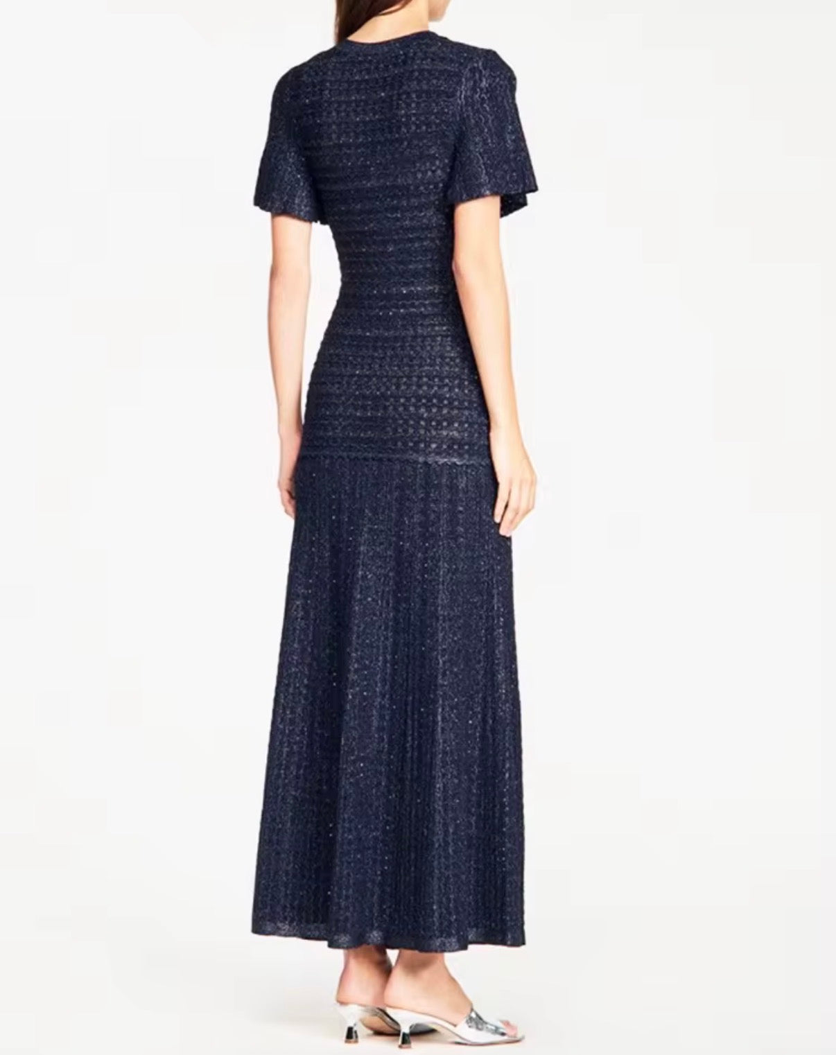 Midnight Shimmer Knit Dress
