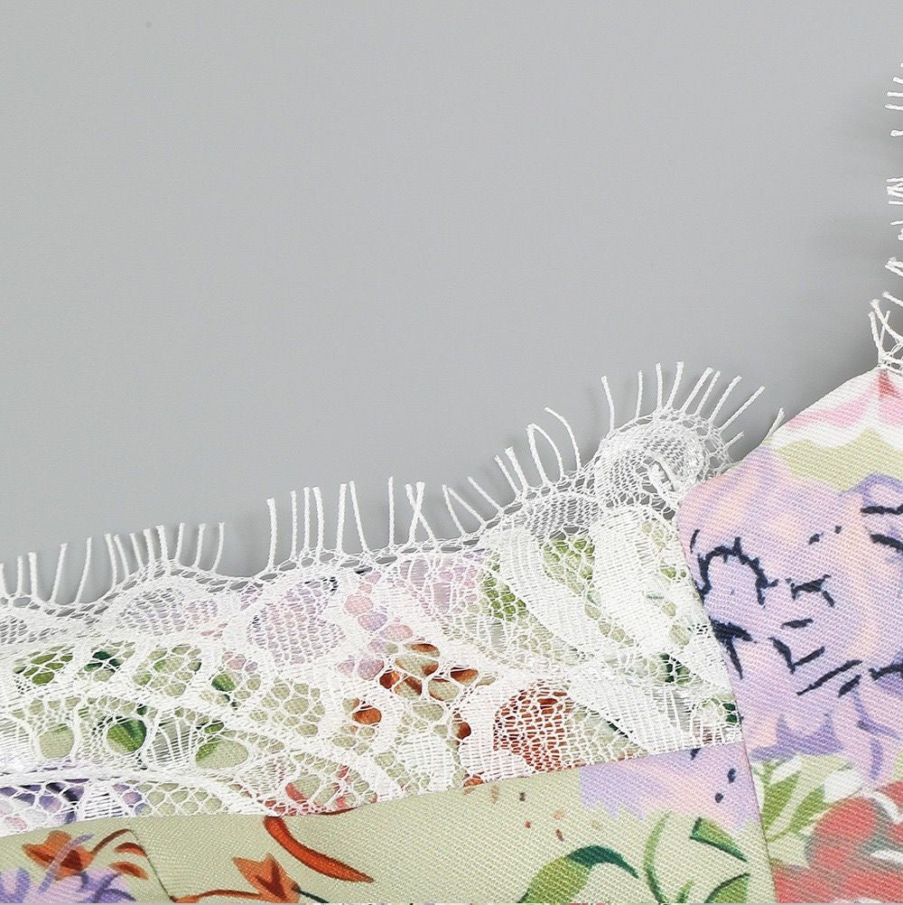 Spring Whispers Floral Midi Dress