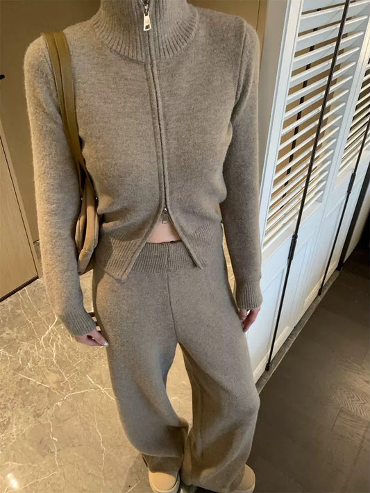 Milano Zip Knit Set