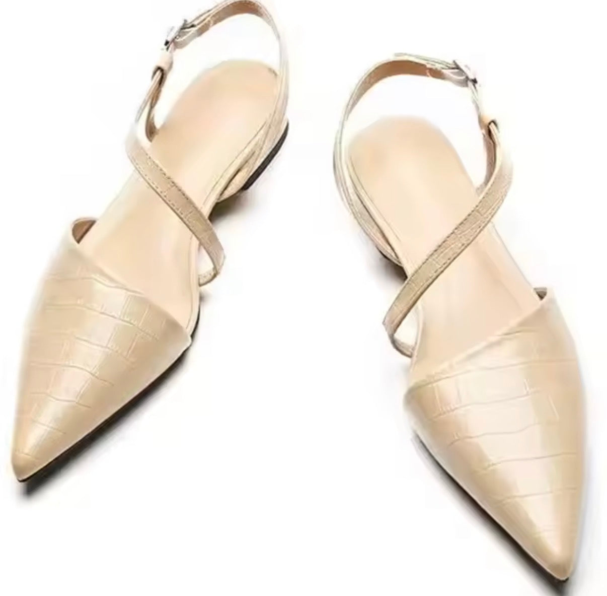 Croc Chic Flats
