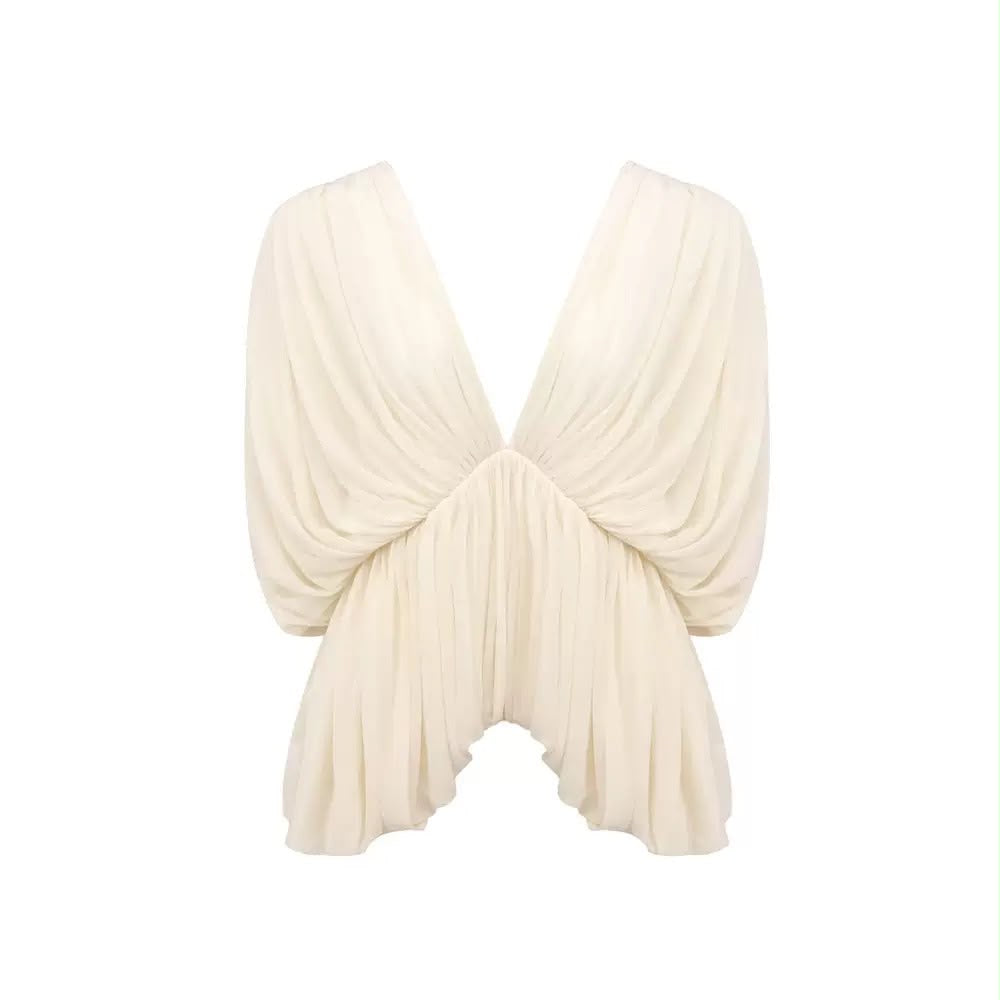 Elara Draped Blouse