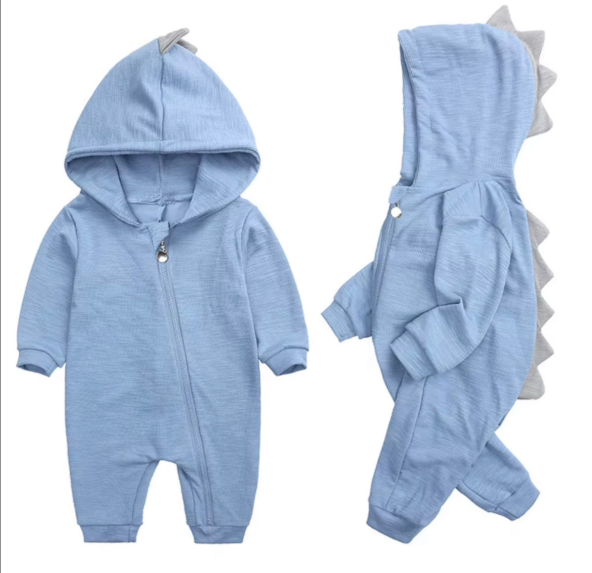 Little Dino Hooded Jumpsuit