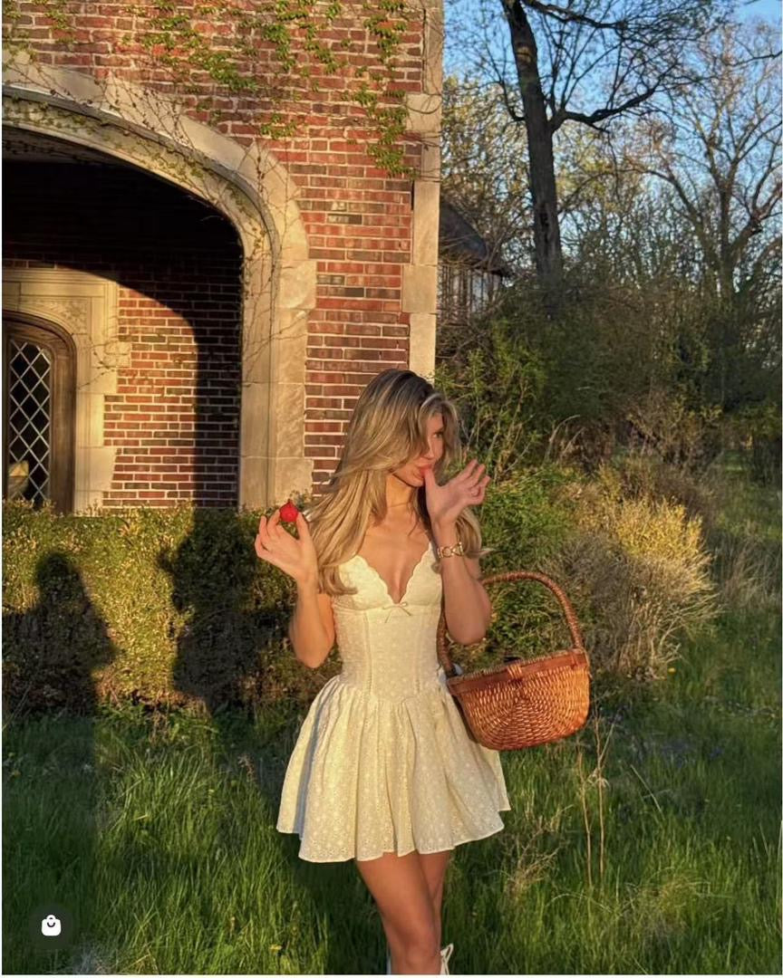 Lace Corset Mini Dress