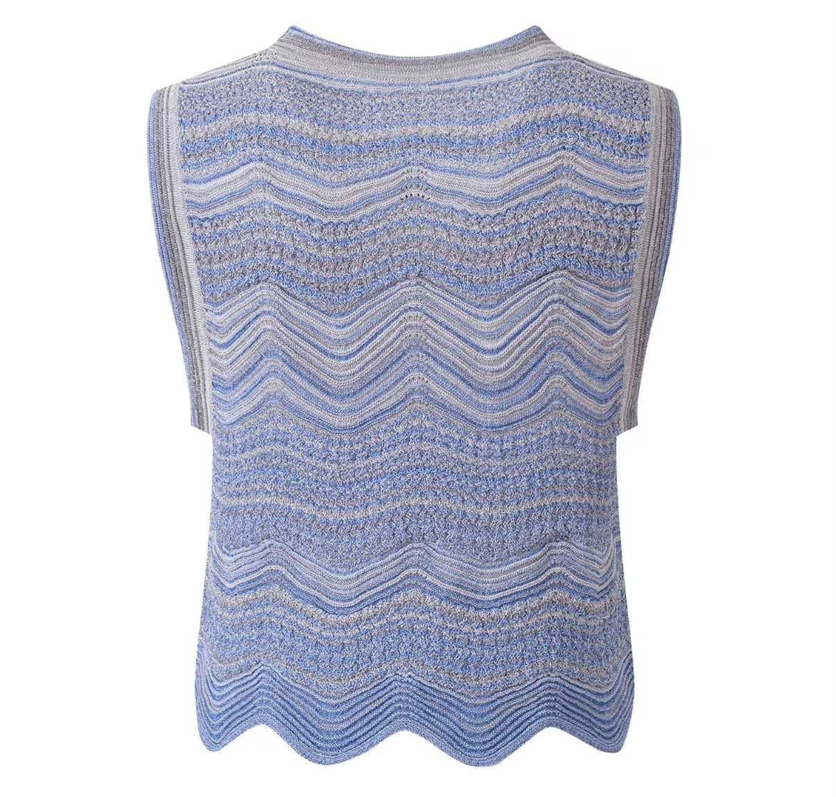 Ocean Ripple Knit Top