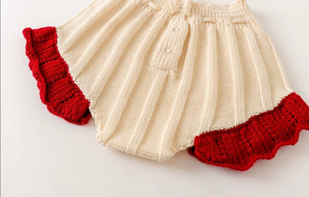 Scarlet Bloom Knit Set