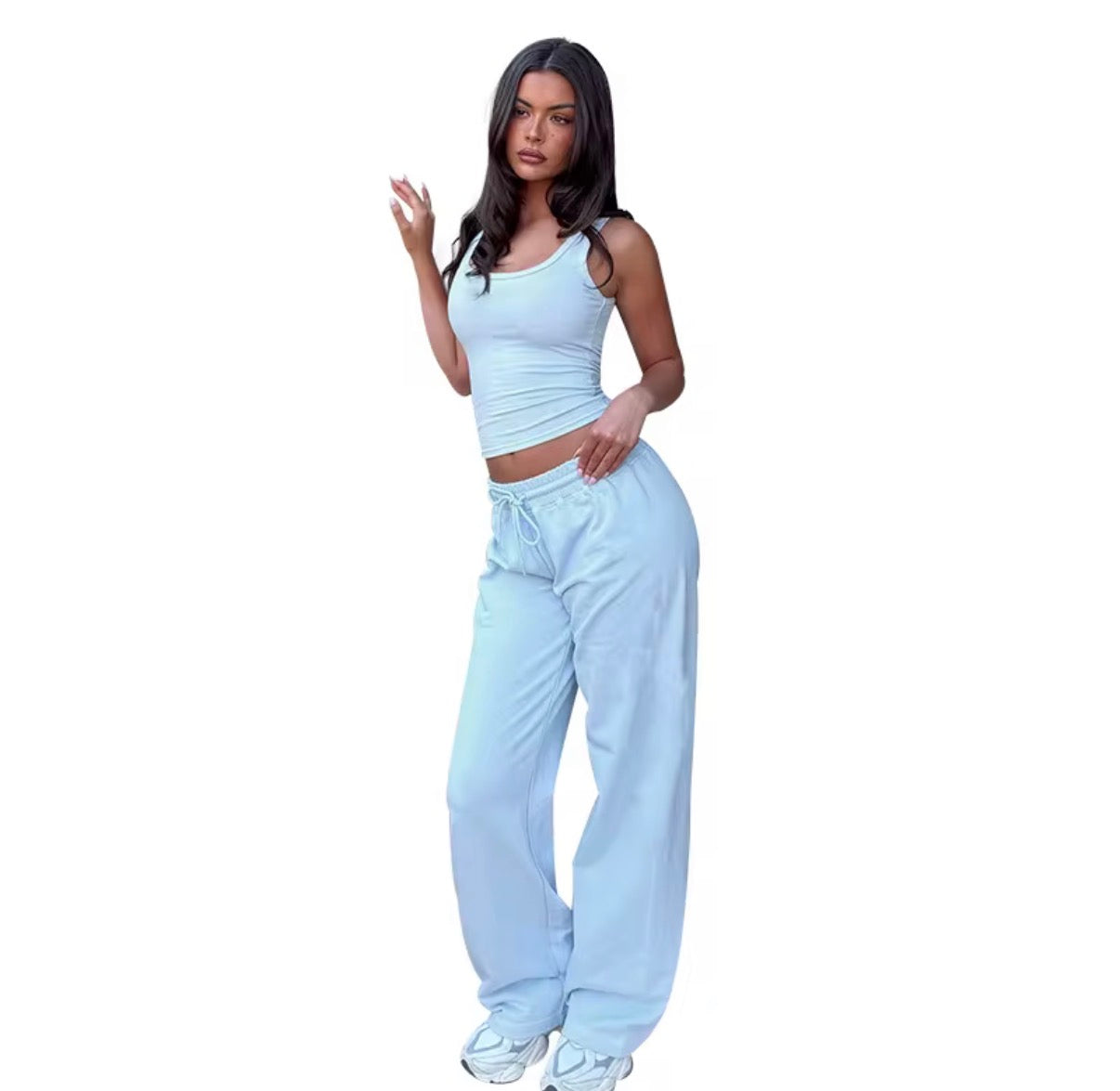 Contrast Trim Lounge Set