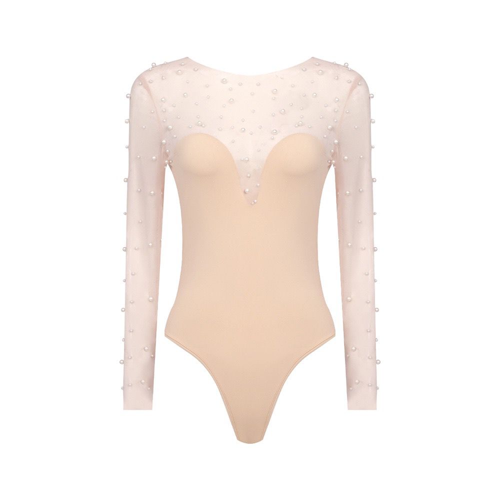 Luna Pearl-Illusion Jumpsuit