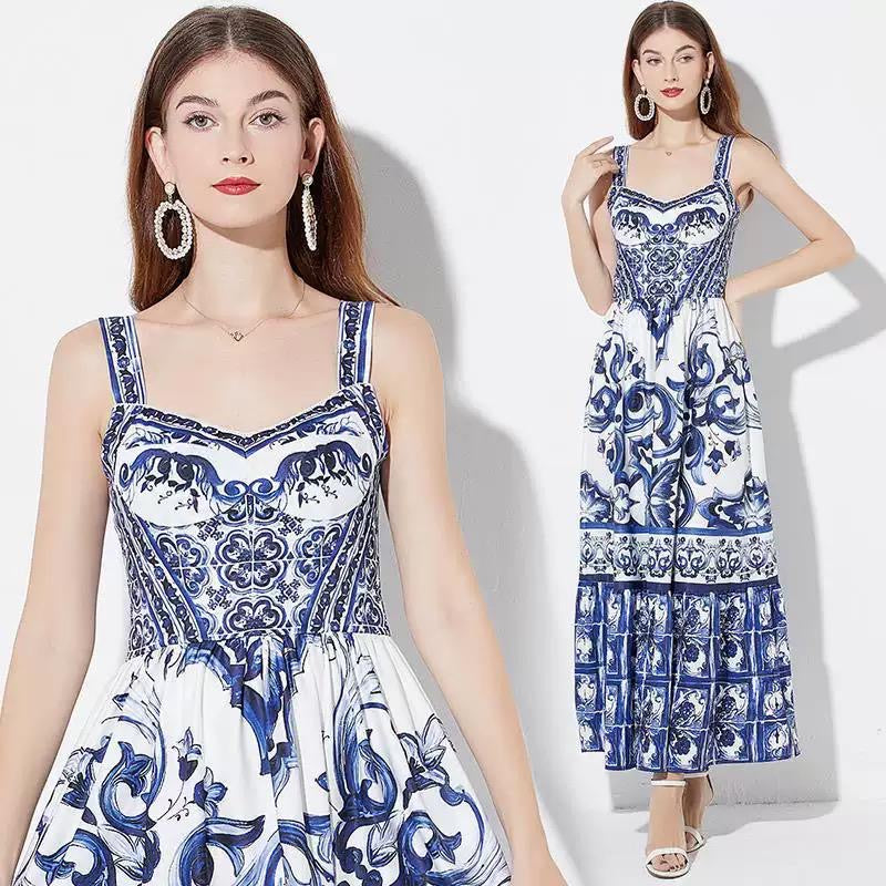 Amalfi Muse Printed Maxi Dress