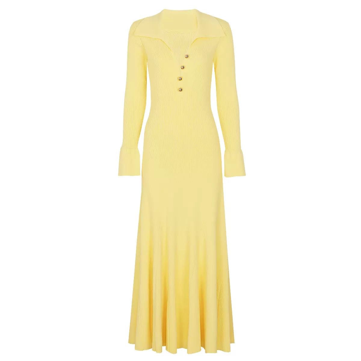 Élise Flow Button Dress