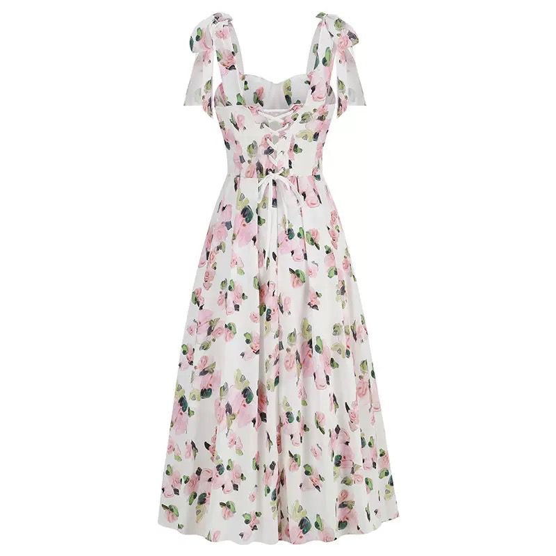Rosé Garden Corset Dress