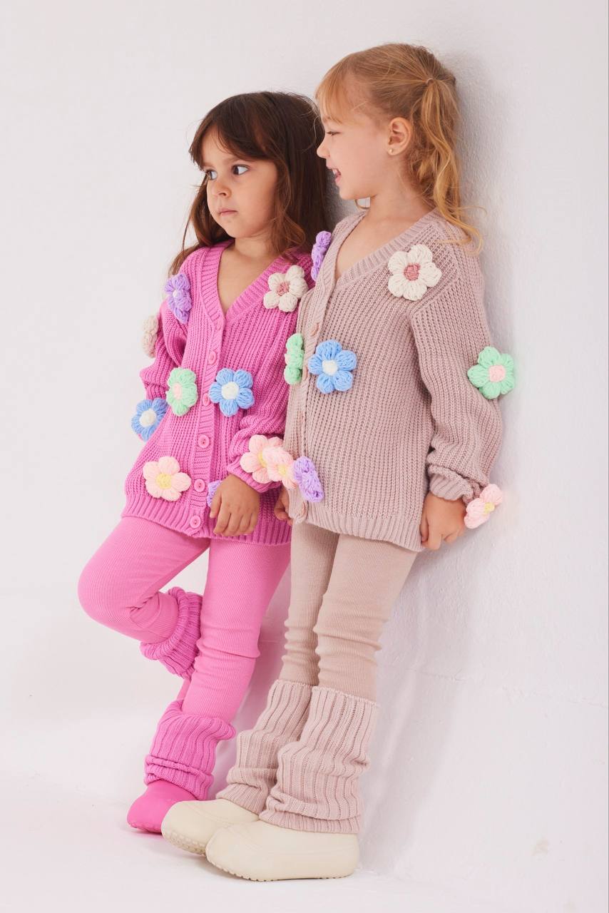 Bloom Knit Cardigan Set