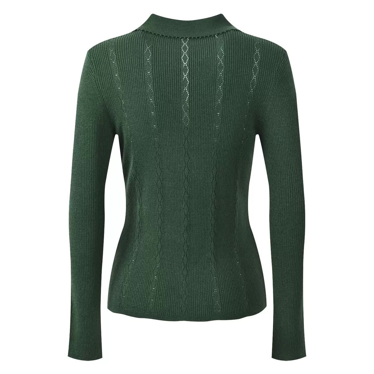 Ivory Heritage Collar Knit Top