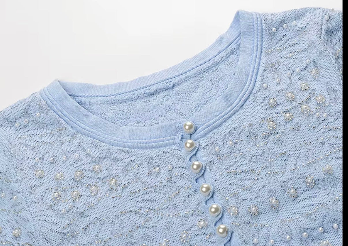 Blue Pearl Elegance Dress