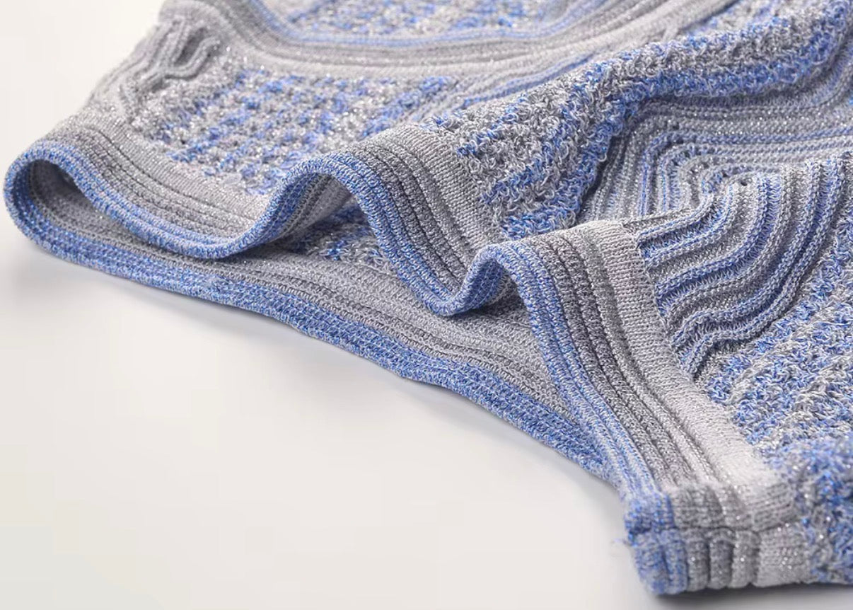 Ocean Ripple Knit Top