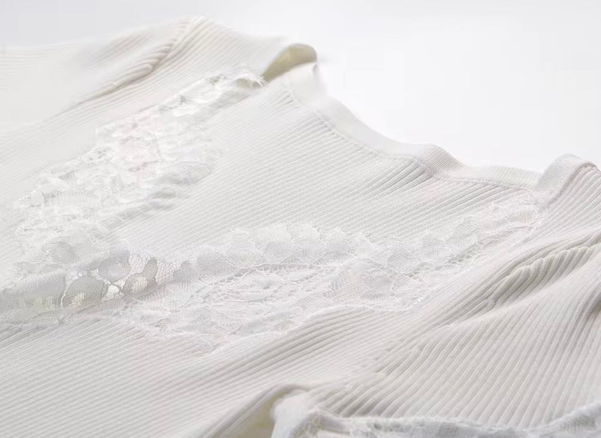 Ivory Lace Whisper Bodysuit