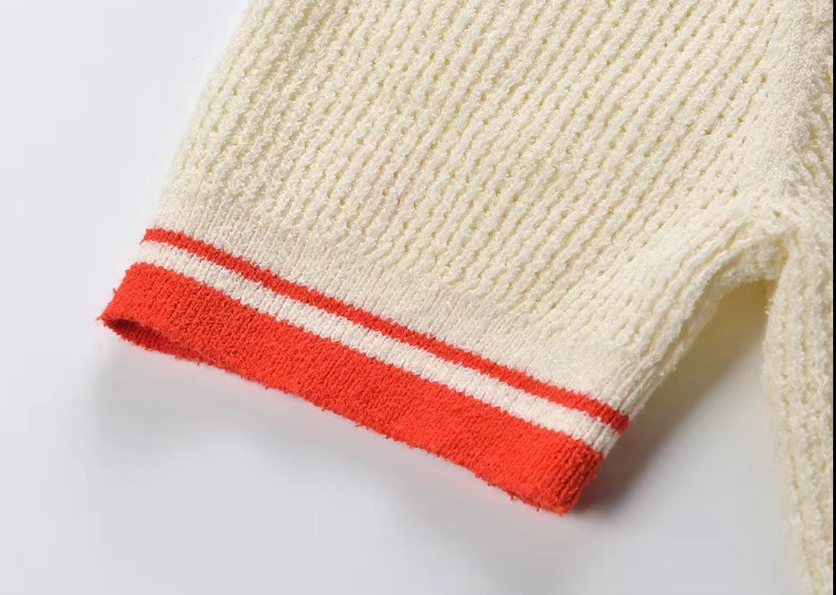Monaco Knit Polo Top