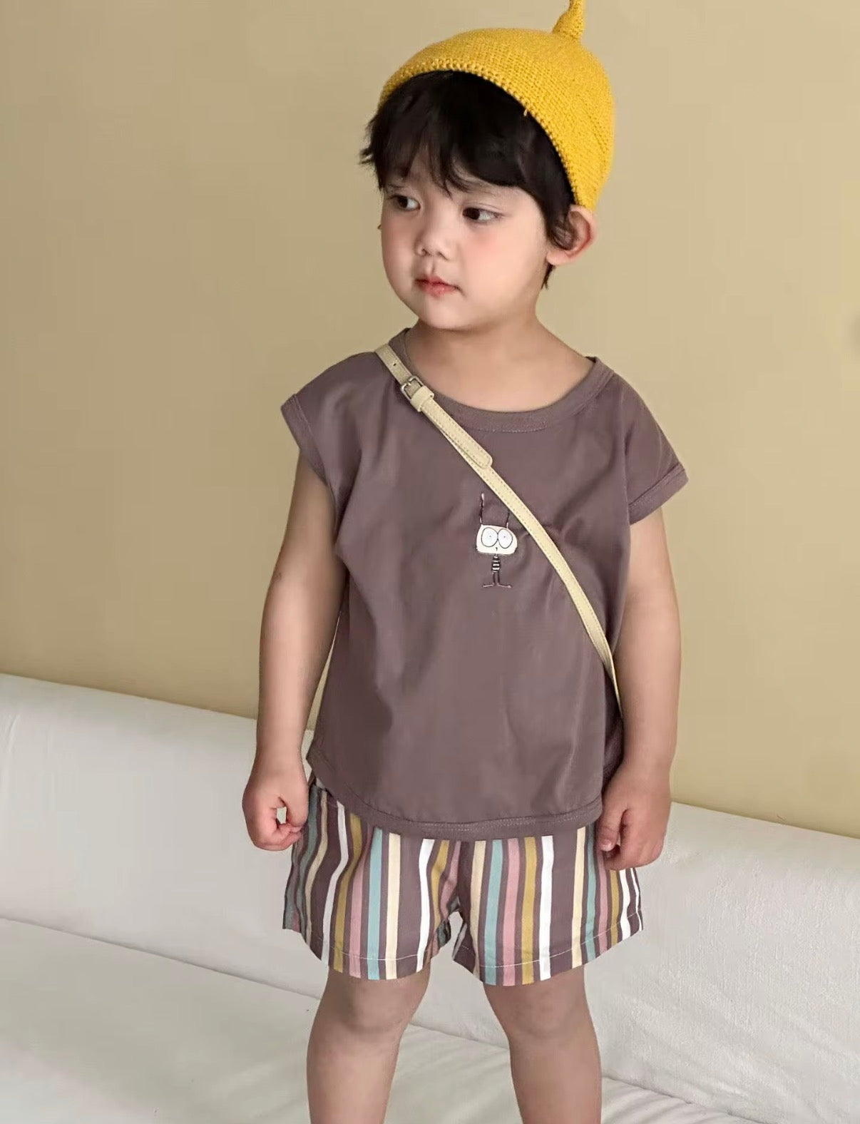 Pastel Stripe Pals Set