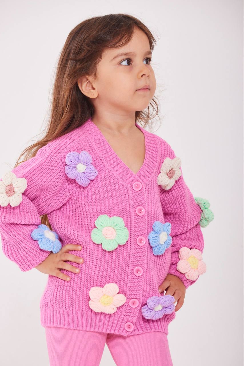 Bloom Knit Cardigan Set