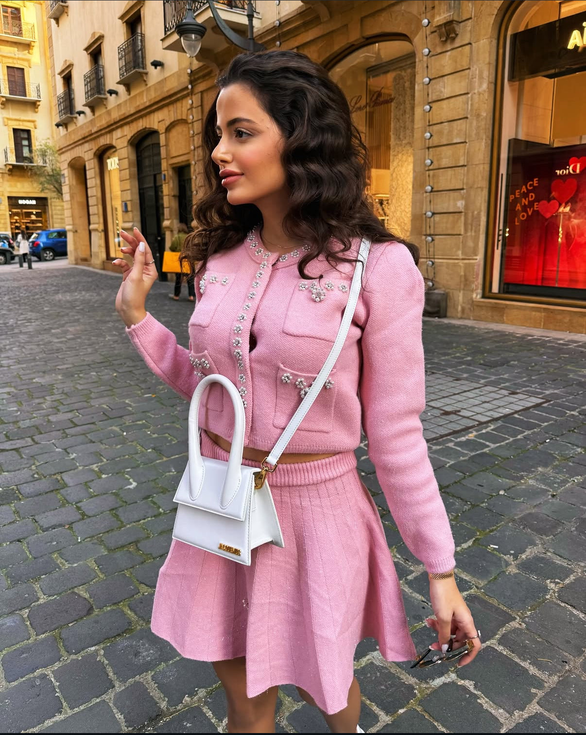 Crystal Bloom Knit Set